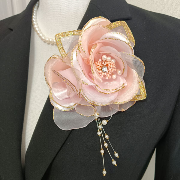 楽天市場】コサージュ シルク オーガンジーの通販