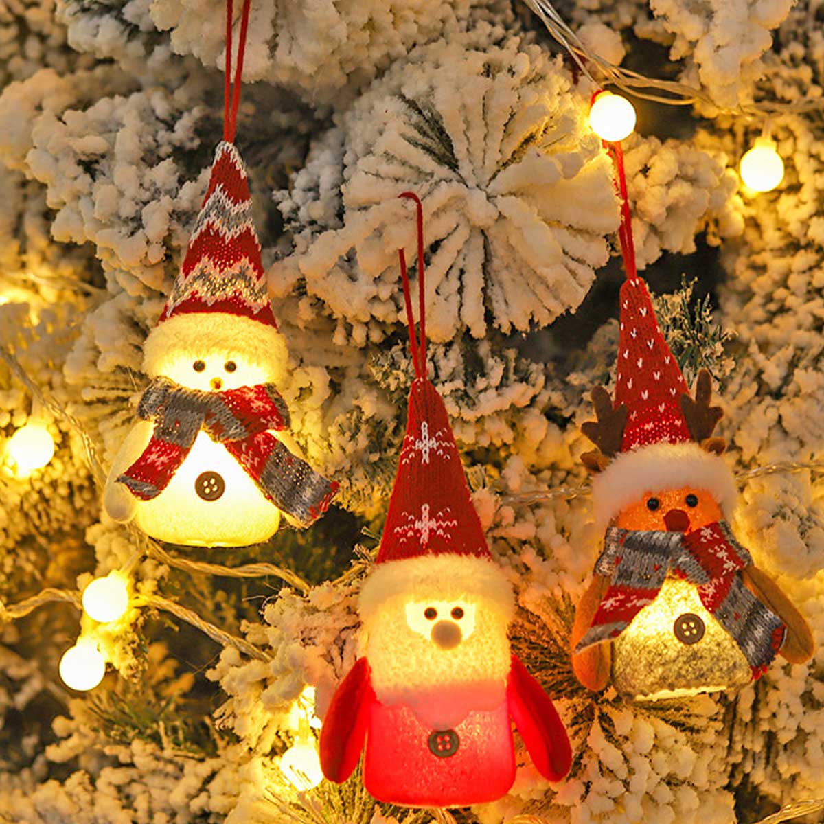 楽天市場】【3点セット】クリスマス ツリー オーナメント サンタ 飾り