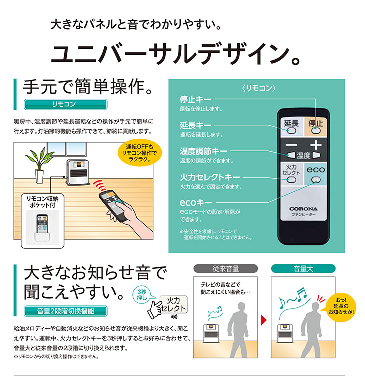 楽天市場】【代引き不可】☆CORONA/コロナ FH-SR3325Y シャンパン