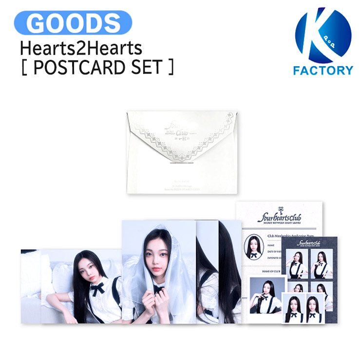 楽天市場】Hearts2Hearts [ POSTCARD SET ] Four Hearts Club MD