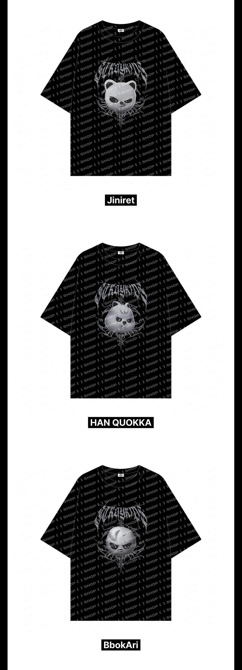 楽天市場】【JYP SHOP特典付】 Stray Kids / EVIL SKZOO T-SHIRT