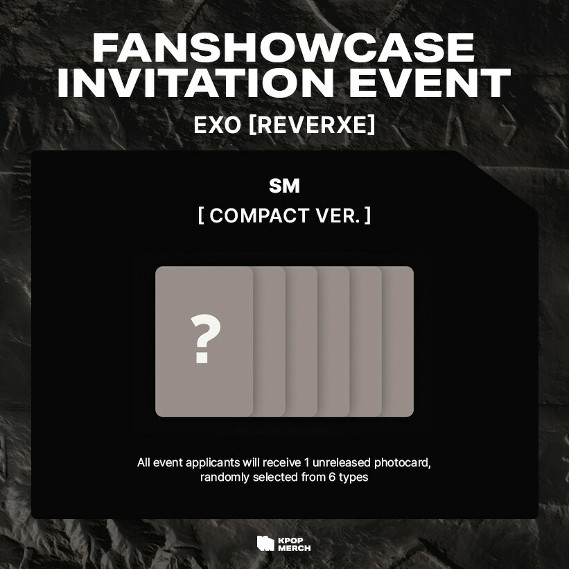 楽天市場】【SM特典付】 EXO - REVERXE / COMPACT VER / アルバム6種