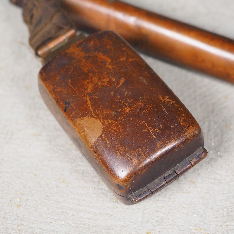 楽天市場】印籠型 矢立 墨壺 0083文具 書道具 墨 筆 【中古】古道具 古