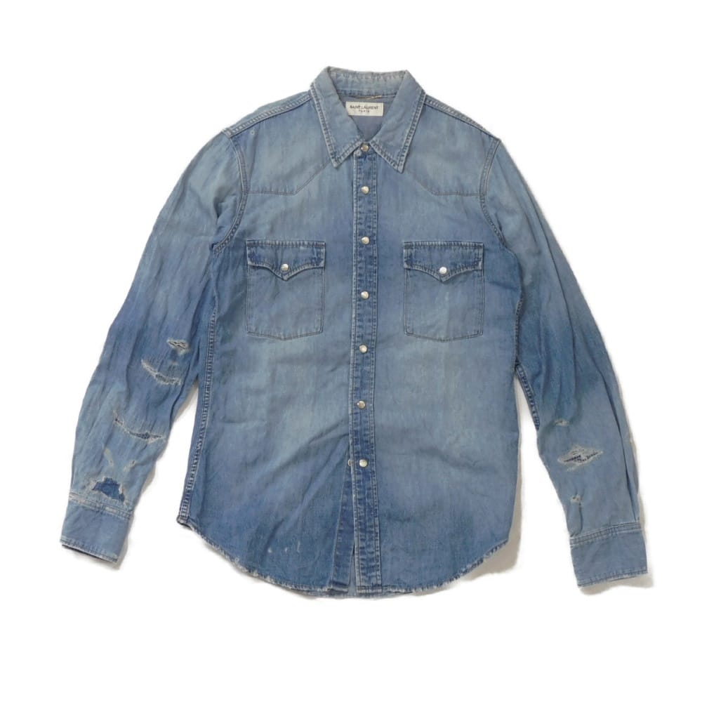 楽天市場】saint laurent デニムシャツの通販