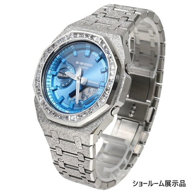 楽天市場】G-SHOCK GA2100 フロステッド シルバー カスタム アイス