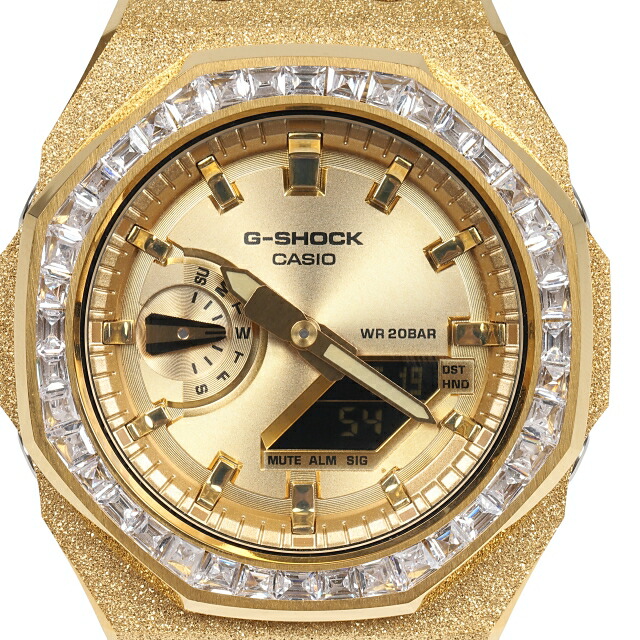 楽天市場】G-SHOCK GA2100GB GARISH メタル カスタム フロステッド