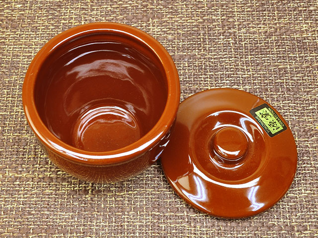 楽天市場】常滑焼 0.1号 丸蓋付 ミニかめ 180ml 直径7.8cm×高さ8.5cm