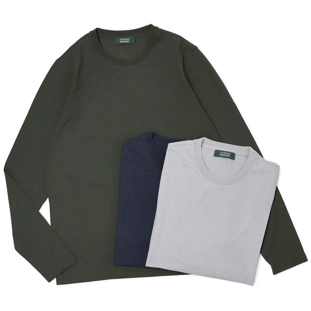 楽天市場】ザノーネ / ZANONE / アイスコットン / ICE COTTON / クルー
