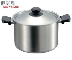 楽天市場】柳宗理／SoriYanagi IH両手鍋 深型22cm つや消し ステンレス