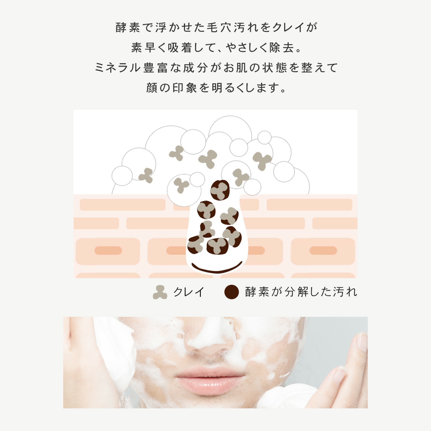 楽天市場】洗顔 酵素洗顔 泡パウダー 酵素 石けん 洗顔料 石鹸 毛穴