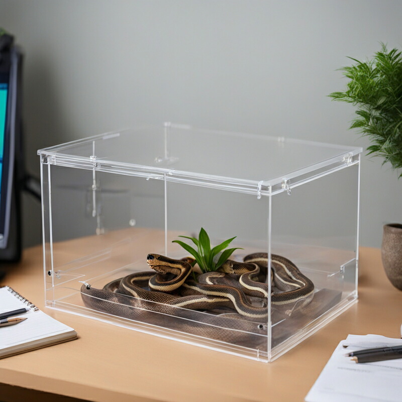 楽天市場】蛇飼育用アクリルケージ 爬虫類ケース 両生類飼育ケース