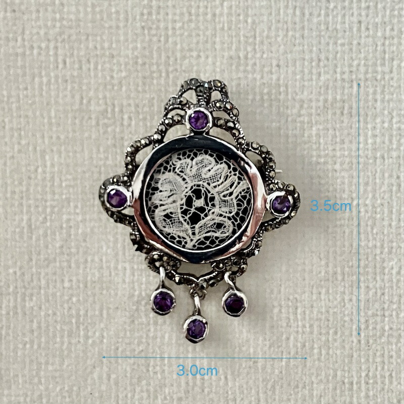 楽天市場】『Diane Claeysダイアンクライス アメジストのペンダント