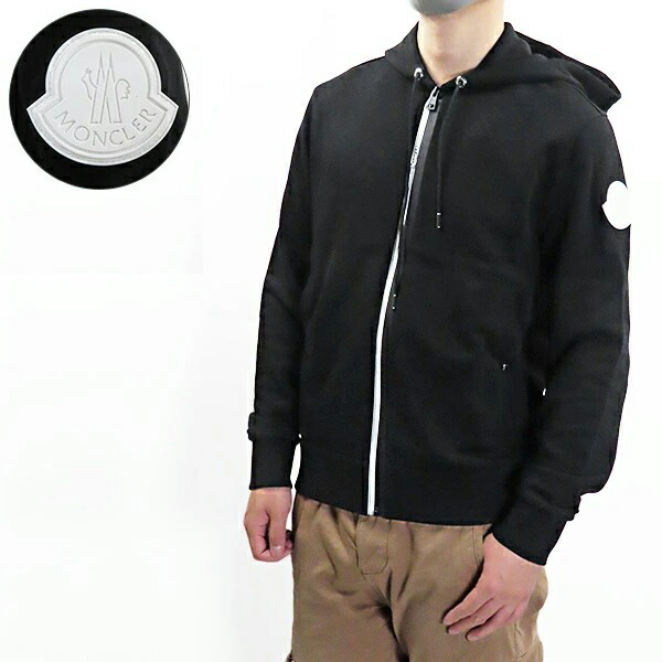楽天市場】MONCLER モンクレール ZIP UP HOODIE 8G754 00 V8174 999