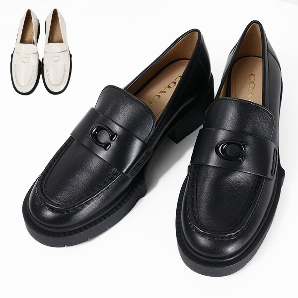 楽天市場】Coach コーチ HANNA Leather Loafer ハンナ ローファー