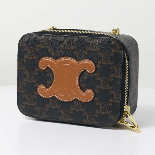 楽天市場】Celine セリーヌ Box Chain Cuir Triomphe Shoulder Bag