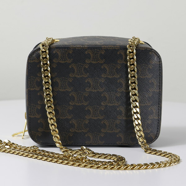 楽天市場】Celine セリーヌ Box Chain Cuir Triomphe Shoulder Bag
