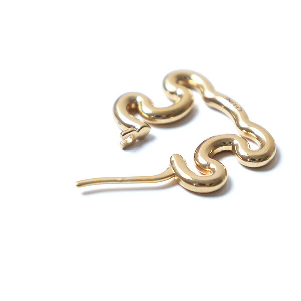 楽天市場】CELINE セリーヌ ピアス Triomphe Large Earrings 460HS6BRA
