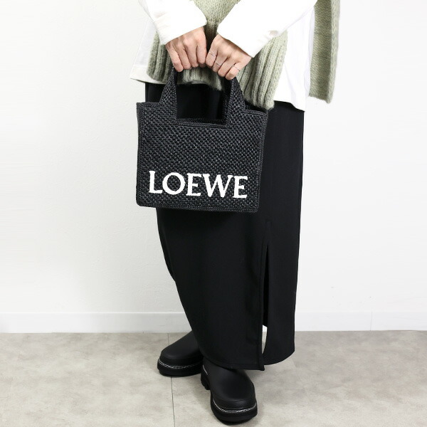楽天市場】LOEWE ロエベ LOEWE FONT RAFFIA SMALL TOTE BAG かごバッグ