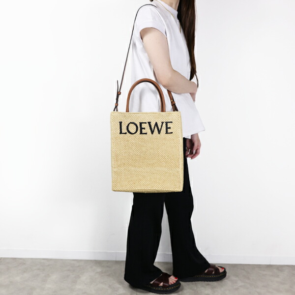 楽天市場】LOEWE ロエベ トートバッグ Rafia Standard A4 Tote Bag