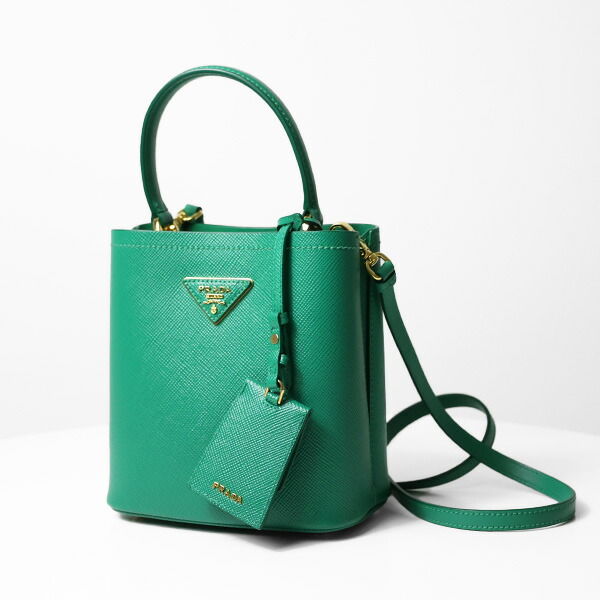 楽天市場】PRADA プラダ Small Saffiano Leather Prada Panier Bag