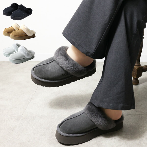 楽天市場】UGG アグ DISQUETTE ディスケット スリッポン スリッパ 靴