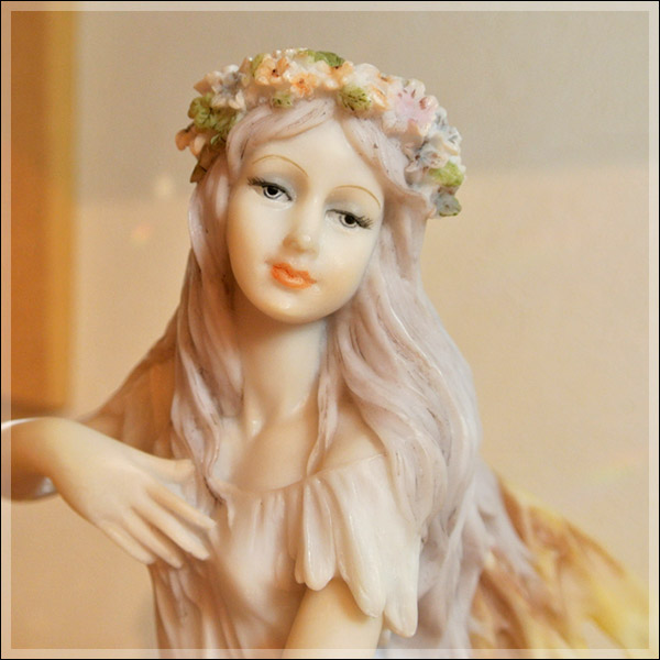 楽天市場】【送料無料】花の妖精シリーズ 美しい心 像 妖精 フェアリー