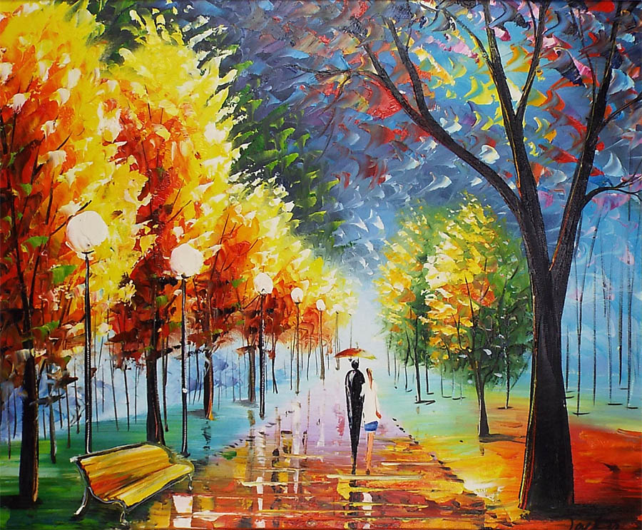 楽天市場】ロマンチック町の絵 絵画 油絵 アートパネル開業祝い 開院