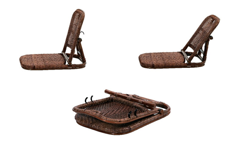 楽天市場】籐椅子 座椅子 折りたたみ 籐製 軽い 和風 和モダン