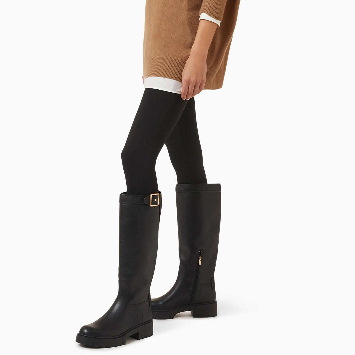 楽天市場】コーチ ブーツ レディース 本革 ロングブーツ 筒周り40cm