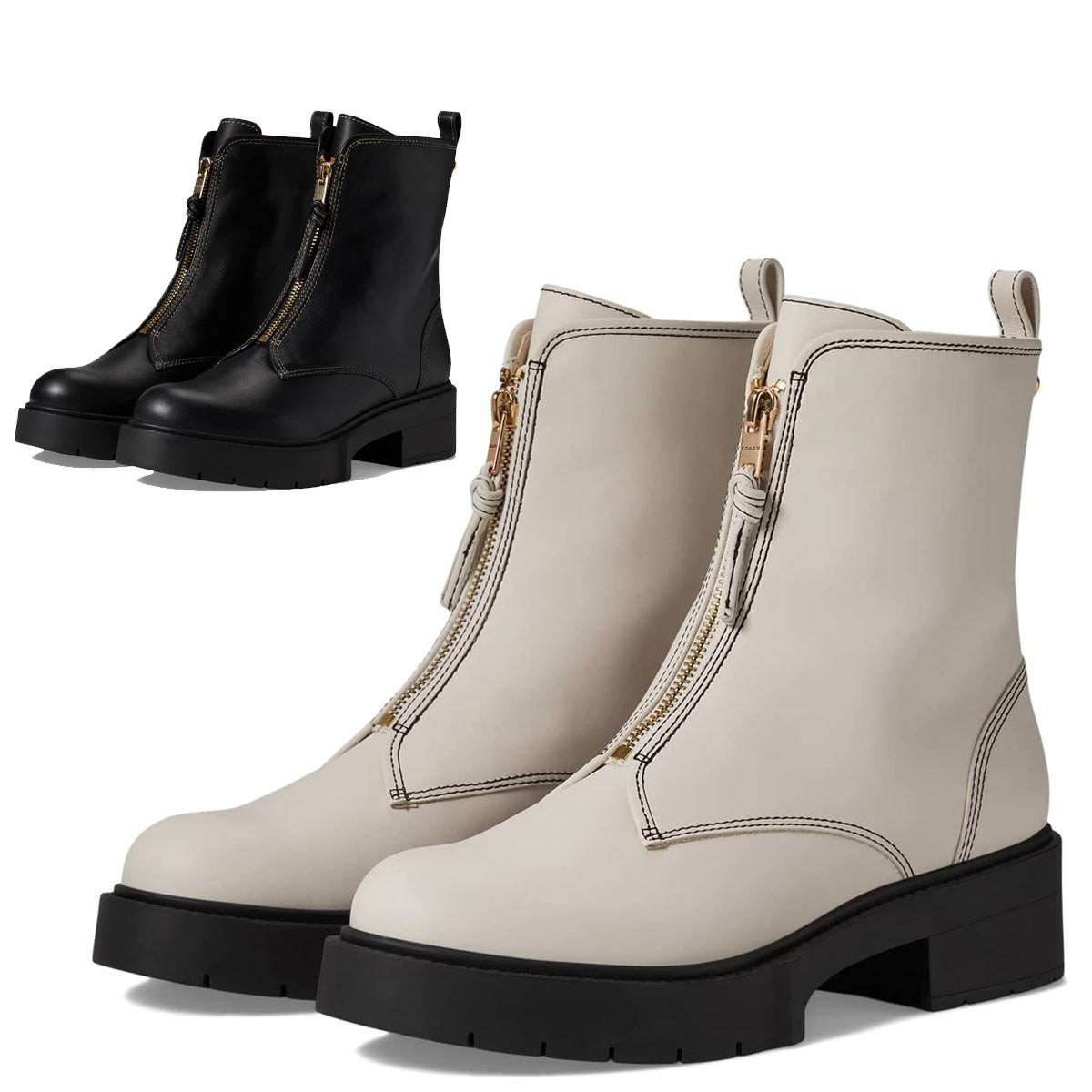 最終値下げ】COACH ブラック アンクルブーツ COACH（コーチ） ブーツ