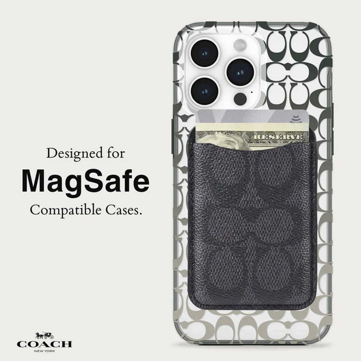 楽天市場】コーチ スマホ カードケース MagSafe対応 iPhone カード