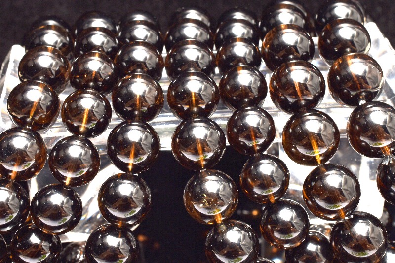 楽天市場】希少◇魔晶宙斯 ゼウスクォーツ(スモーキーシトリン) 11.5mm