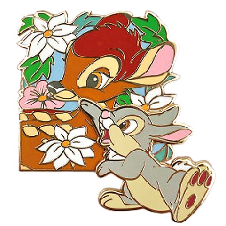 楽天市場】バンビ コレクションピンバッジ バンビ&とんすけ 101261 第3