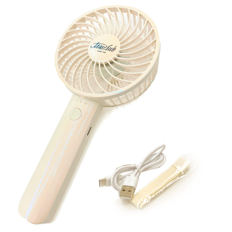 楽天市場】MASCLUB KSG-06 ハンディファン オーロラホワイト 携帯