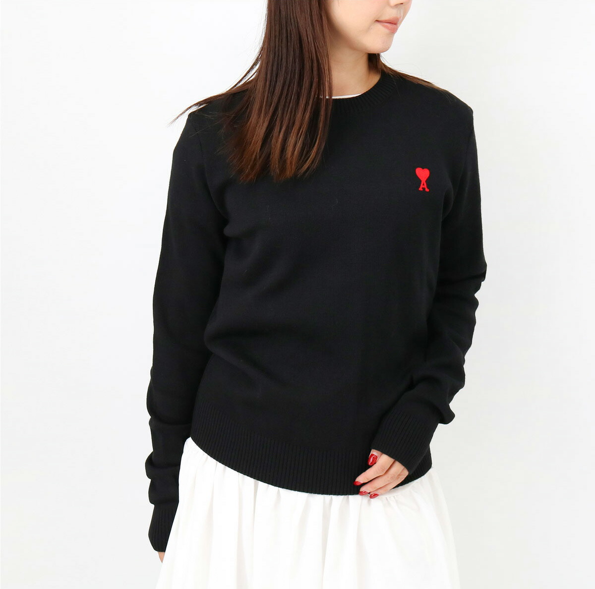 楽天市場】ami paris アミ パリス BFHKS001.001 レディースニット 長袖