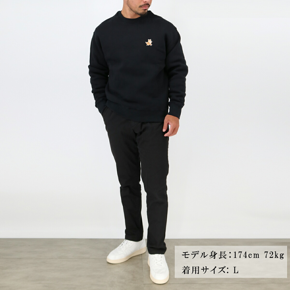 楽天市場】□MAISON KITSUNE メゾンキツネ メンズスウェット SPEEDY