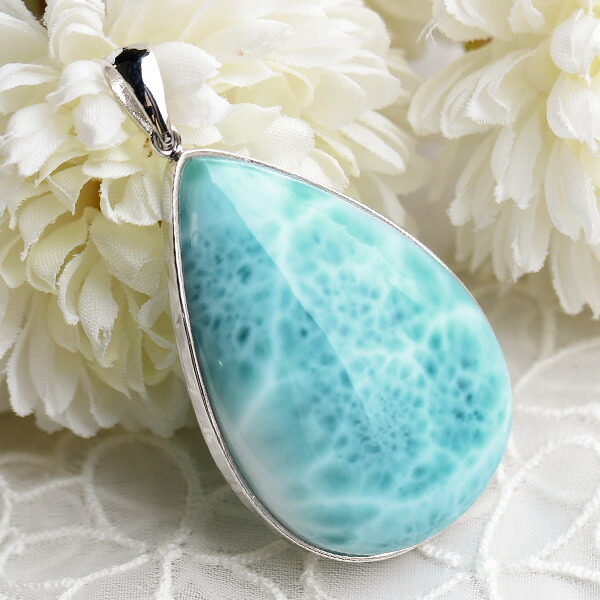 楽天市場】特大 ラリマー ペンダントトップ ボリューム満点の大粒