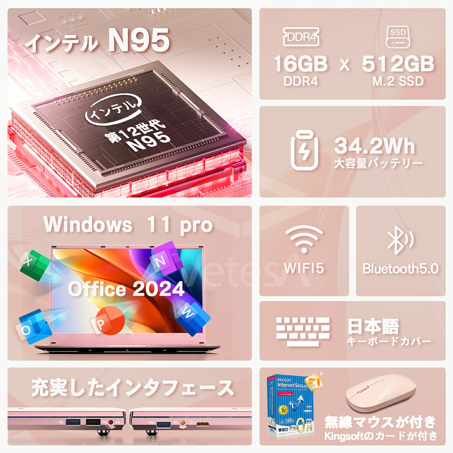 楽天市場】【P最大15倍還元】Win11搭載 新品ノートパソコン Office2024