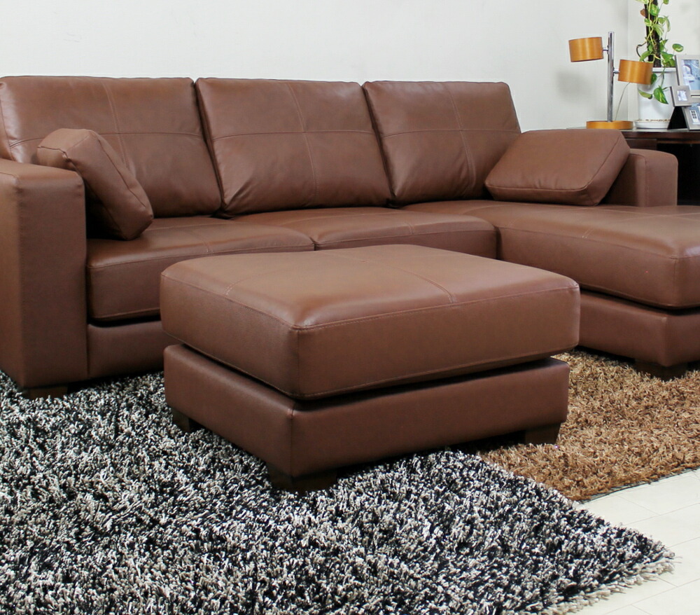 楽天市場】オットマン スツール 本革 1人掛けソファ コンパクト チェア