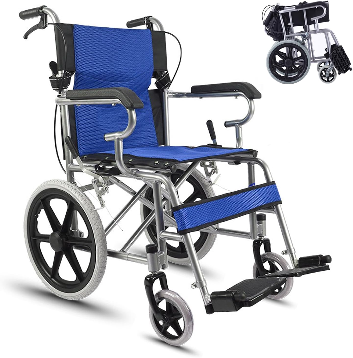 楽天市場】折りたたみ車椅子 軽量 介助型 耐荷重100kg 背折れ 透気性