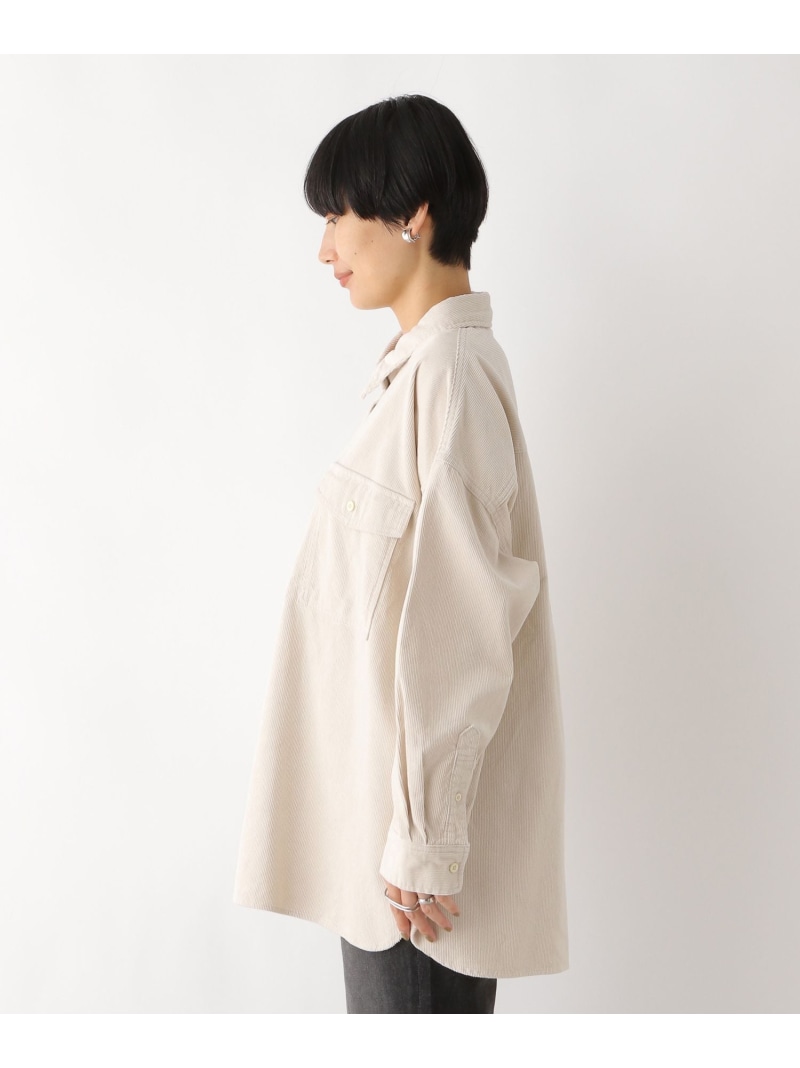 楽天市場】(W)コーデュロイBIGSH LEPSIM レプシィム トップス シャツ