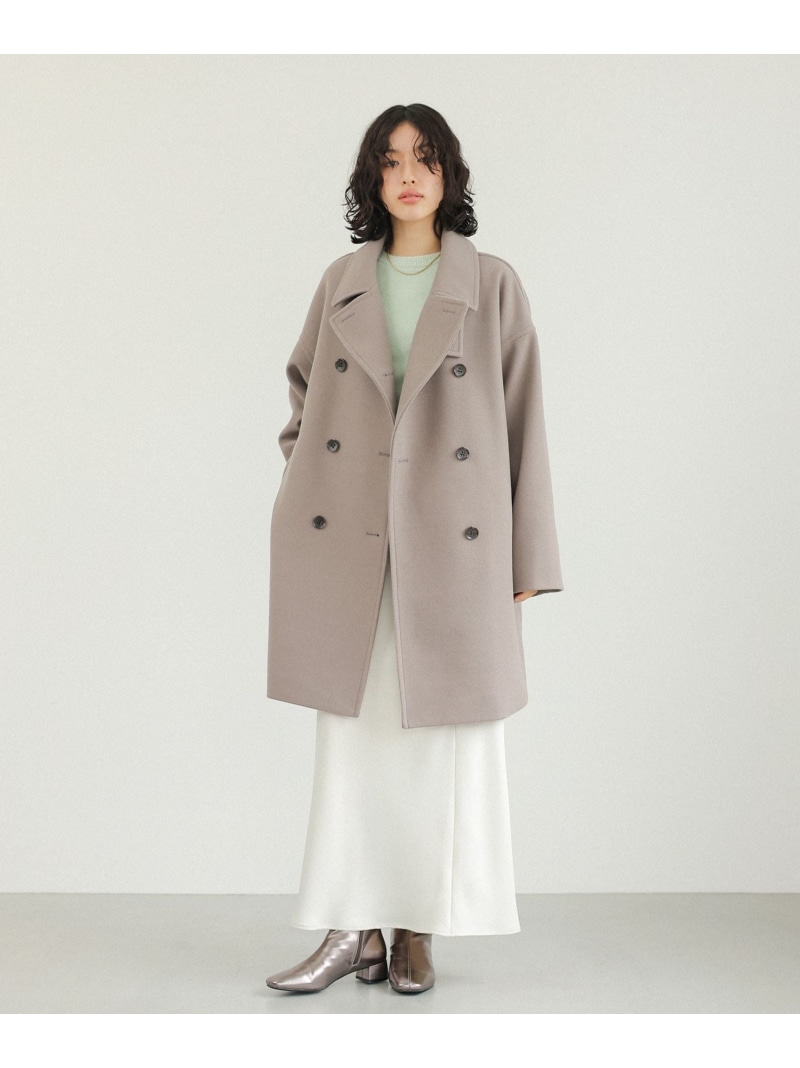 楽天市場】【SALE／50%OFF】ウーリーテックダブルロングコート LEPSIM