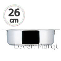 楽天市場】【送料無料】クリステル CRISTEL 両手鍋 G浅鍋 26cm (フタ