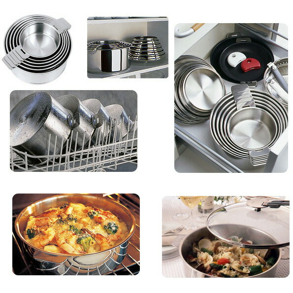 楽天市場】【送料無料】クリステル CRISTEL 両手鍋 G深鍋14cm【IH対応