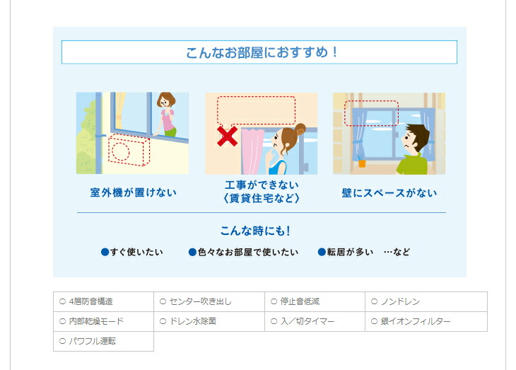 楽天市場】【数量限定】【即納】トヨトミ TIW-A16P-W 窓用ルーム