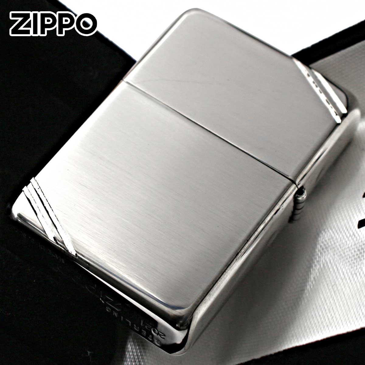 楽天市場】Zippo ジッポライター 純銀 スターリングシルバー 925