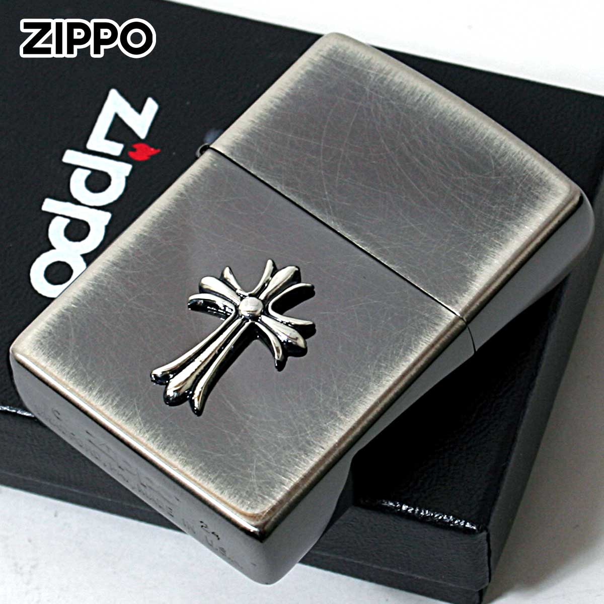 楽天市場】Zippo ジッポライター クロス 十字架 Cross ユーズドメタル