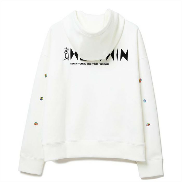 楽天市場】米津玄師 ツアーグッズ 変身 宝石パーカー 白 ホワイト