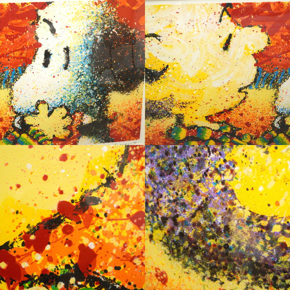 楽天市場】美品 トム・エバーハート DOG BREATH スヌーピー リトグラフ