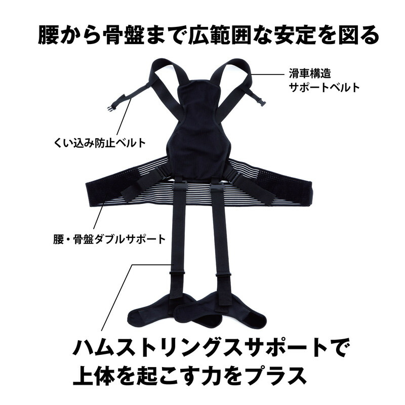 楽天市場】モリトジャパン 全身アシストパワースーツ 日本製 かがむ